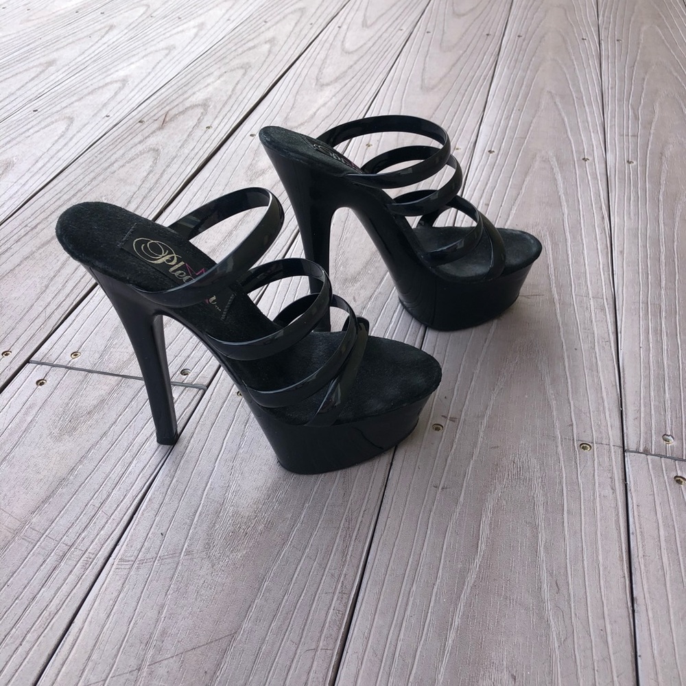 Pleaser Black Heels